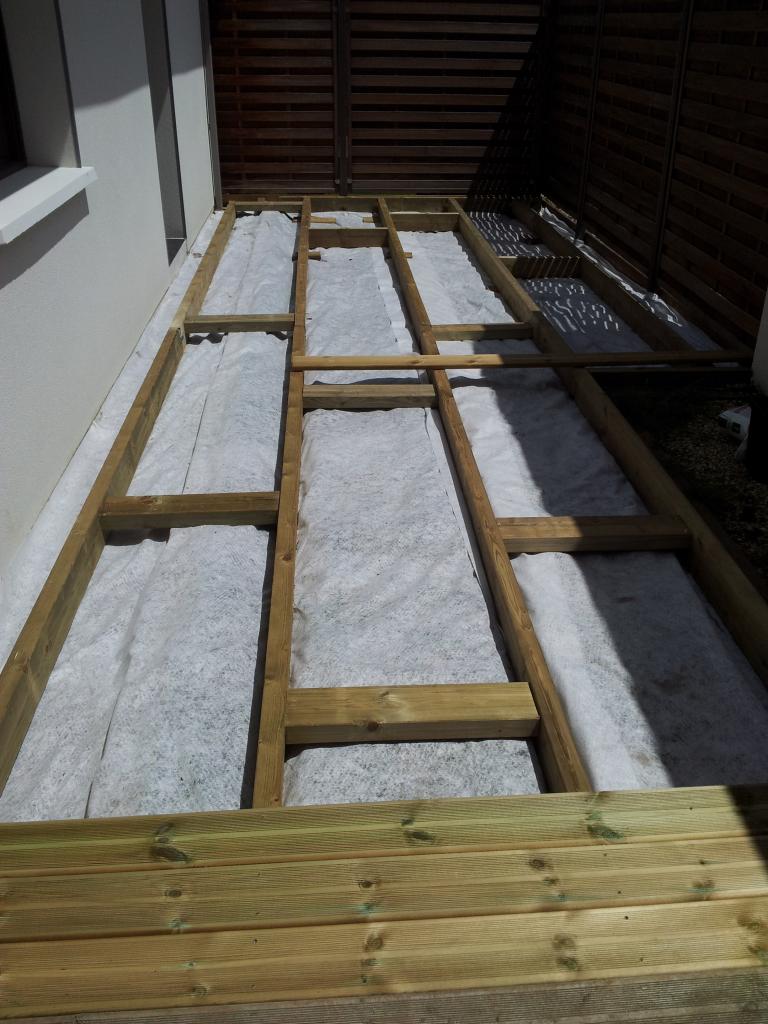 Structure porteuse pour une terrasse