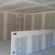 Préparation des supports sur maison neuve surface au sol 140m²