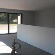 Peinture murs et plafonds maison neuve 140 m²