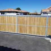 Portail coulissant sur mesure 4,5m  (vue interieure)