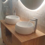 Rénovation totale d'une salle de bain avec douche à l'italienne
